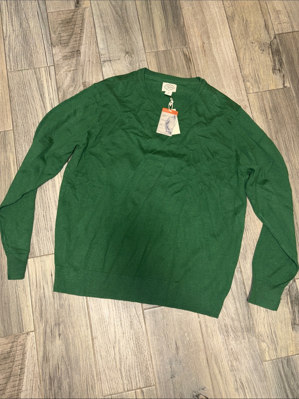 St. John's Bay Men's Crewneck Sweater in Green